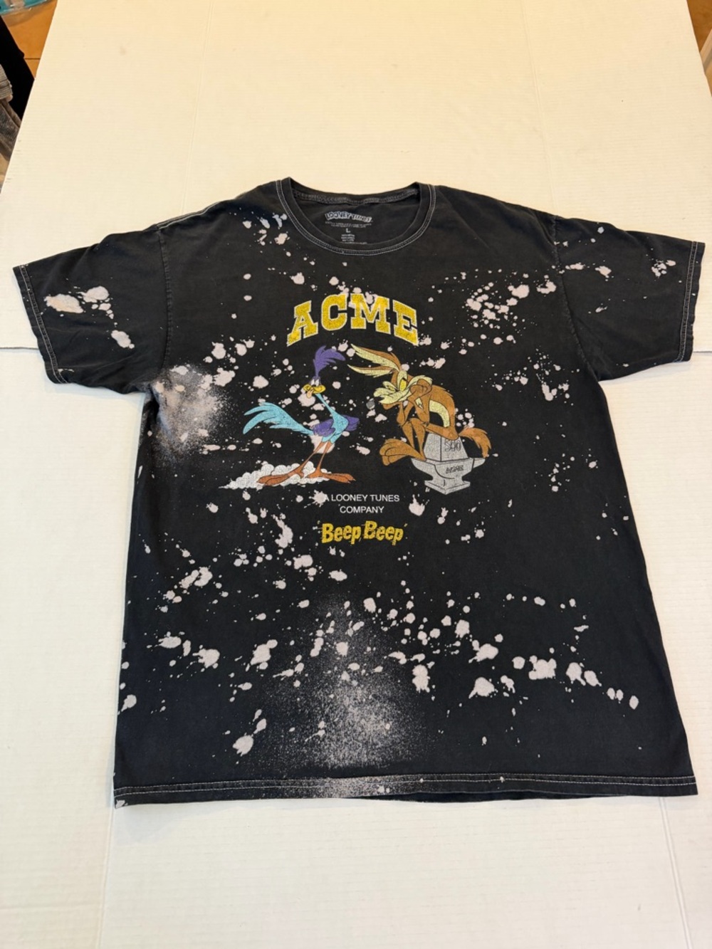 Warner Bros. Black Road Runner & Wile E. Coyote ACME Graphic Tee